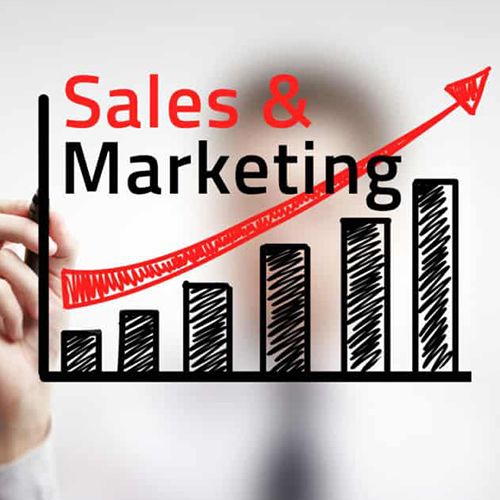 Sales and marketing dashboard showing campaign analytics and lead management